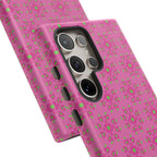 Floresta Heart Pink Tough Phone Case iPhone, Galaxy, or Google Pixel
