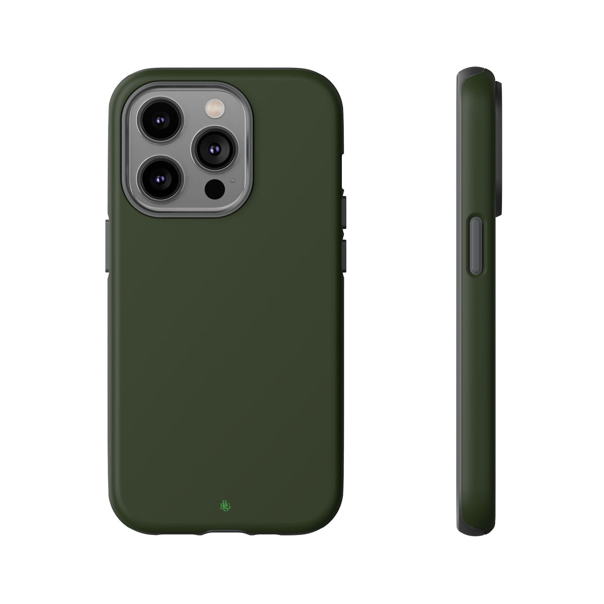 Olive Green Tough Phone Case for iPhone, Galaxy and Google Pixel