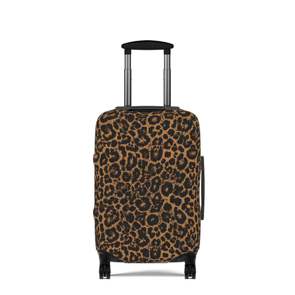 Leopard Print Luggage Cover