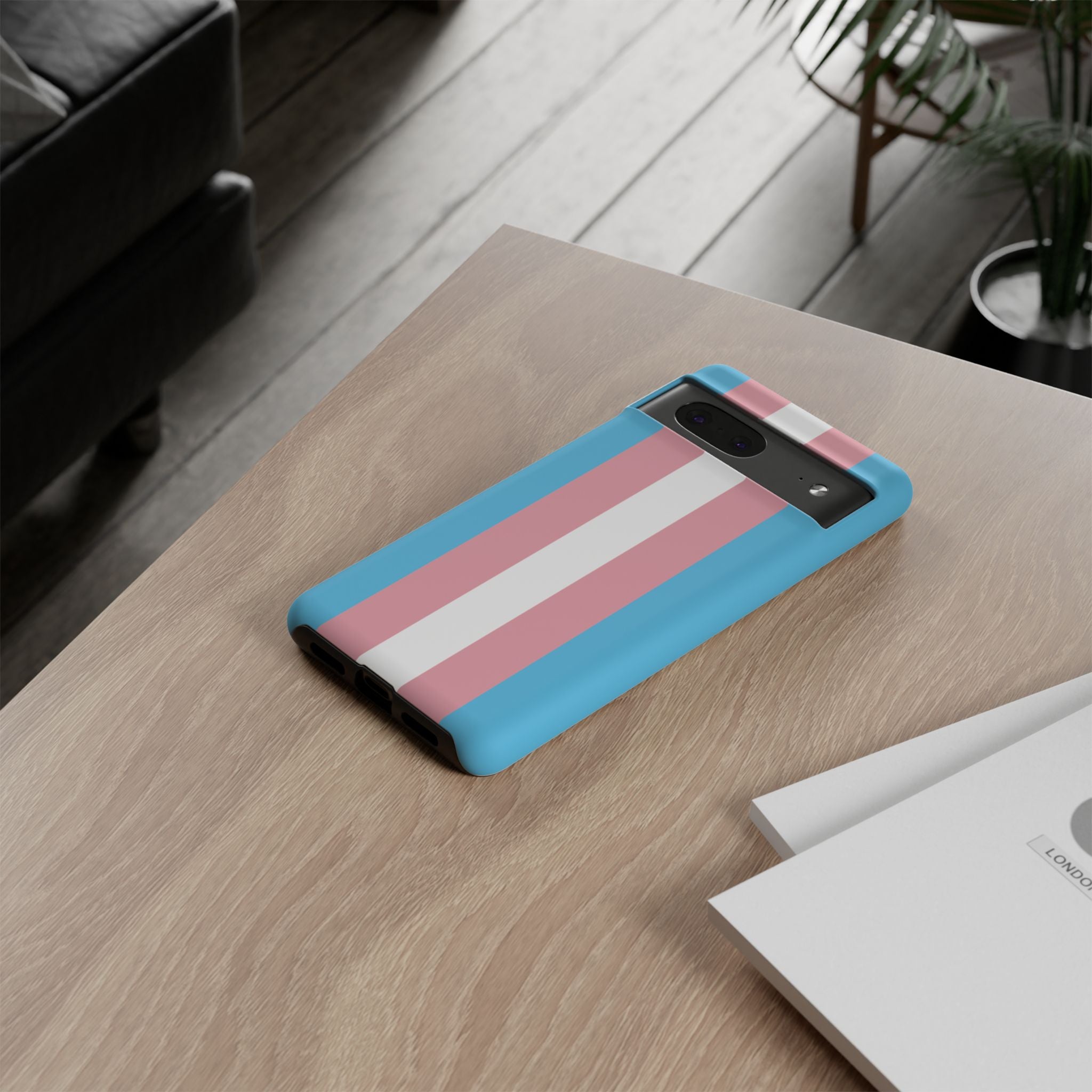 Trans Colors Tough Phone Case for iPhone, Galaxy, or Google Pixel