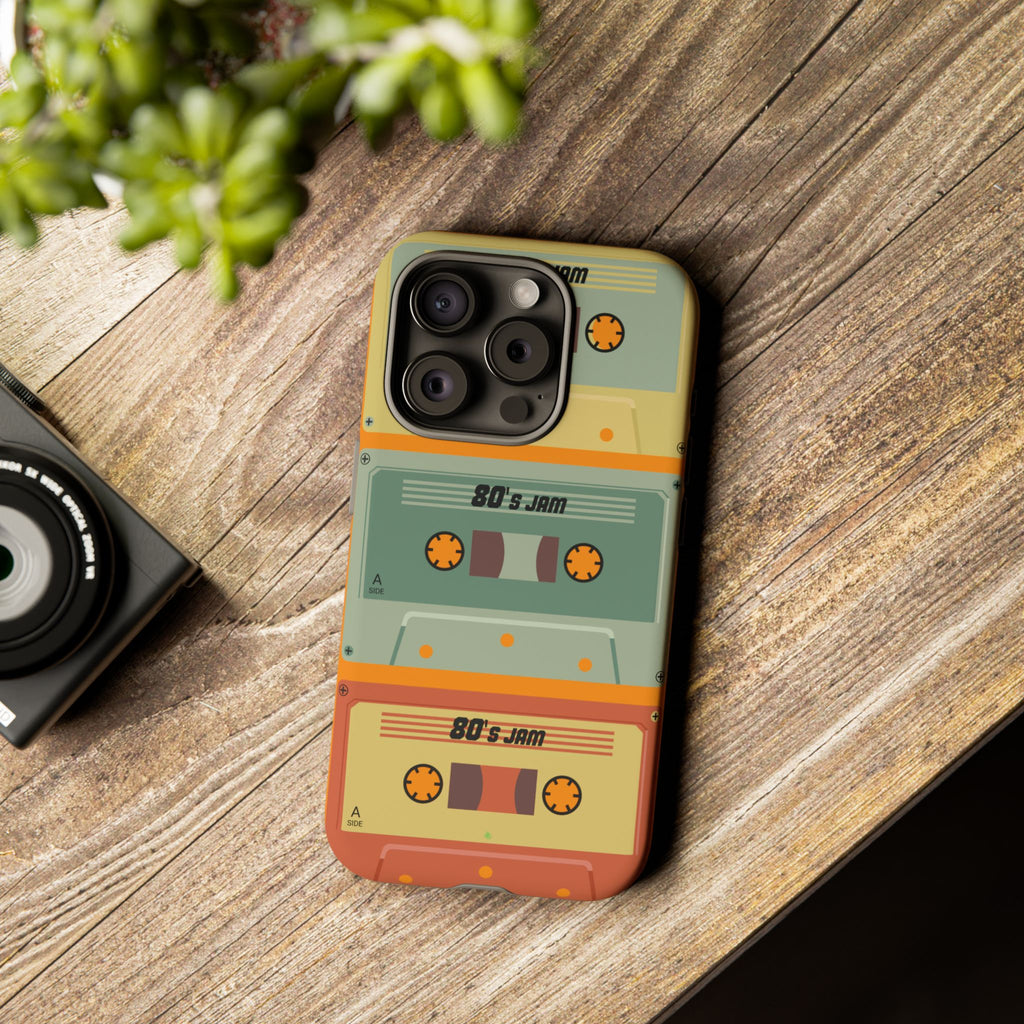 Retro 80's Jam RG Tough Phone Case for iPhone, Galaxy, or Google PIXEL
