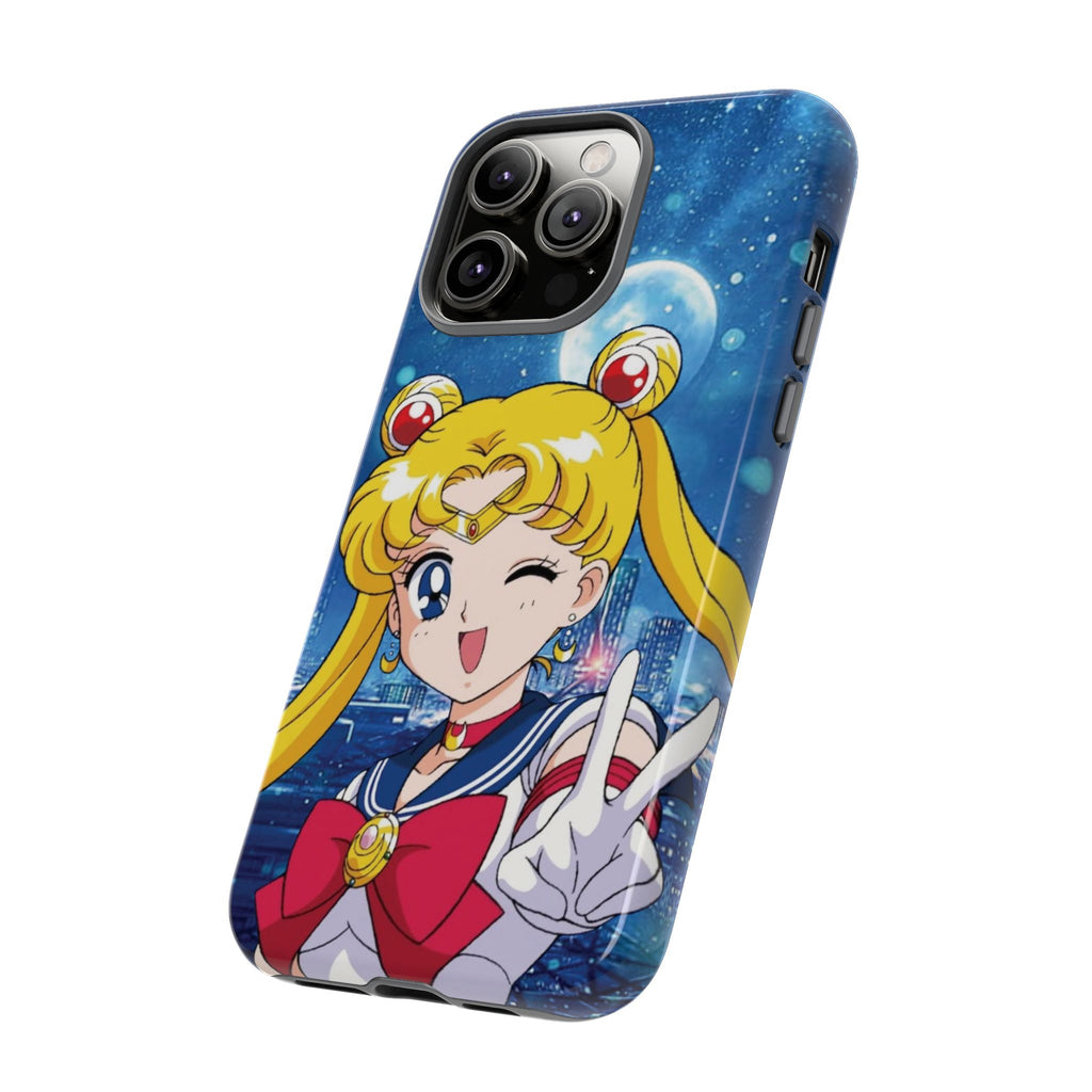 Blue S Moon Tough Case for iPhone, Galaxy, or Google Pixel