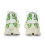 Neon Green Leopard Men's Mesh Sneakers