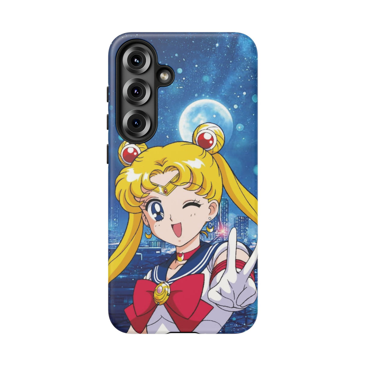 Blue S Moon Tough Case for iPhone, Galaxy, or Google Pixel
