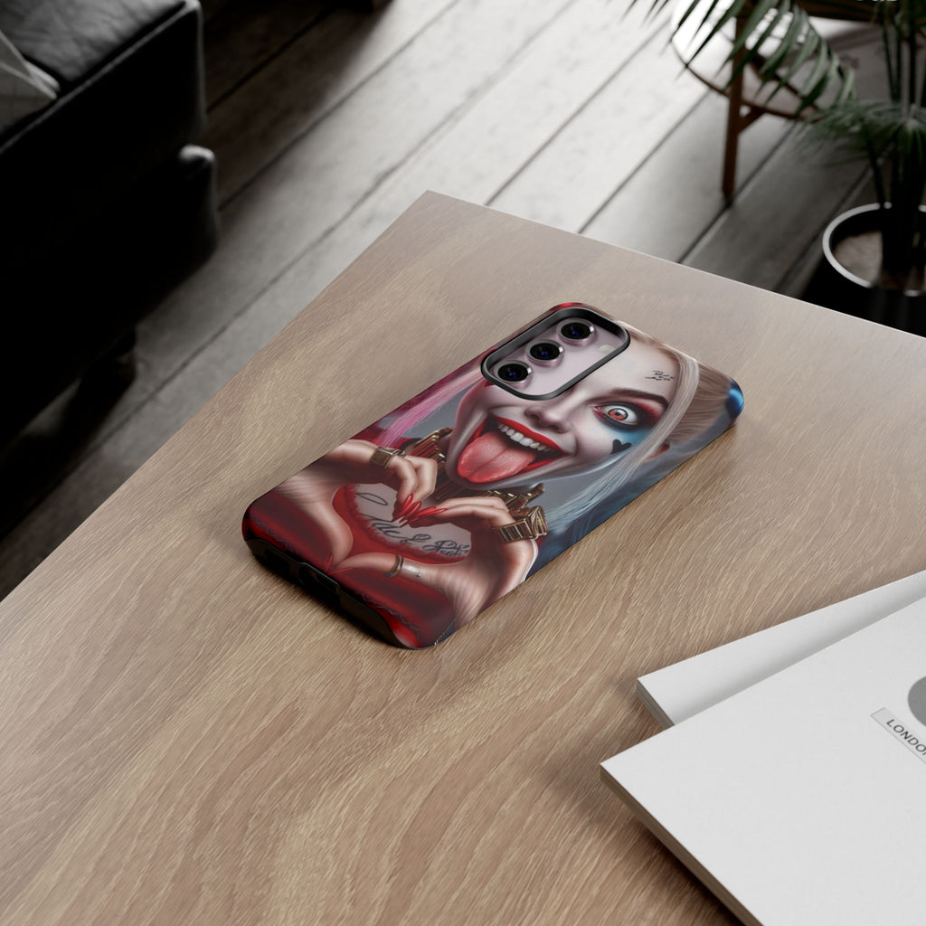 Harley Quinn Tough Phone Case for iPhone, Galaxy, or Google Pixel