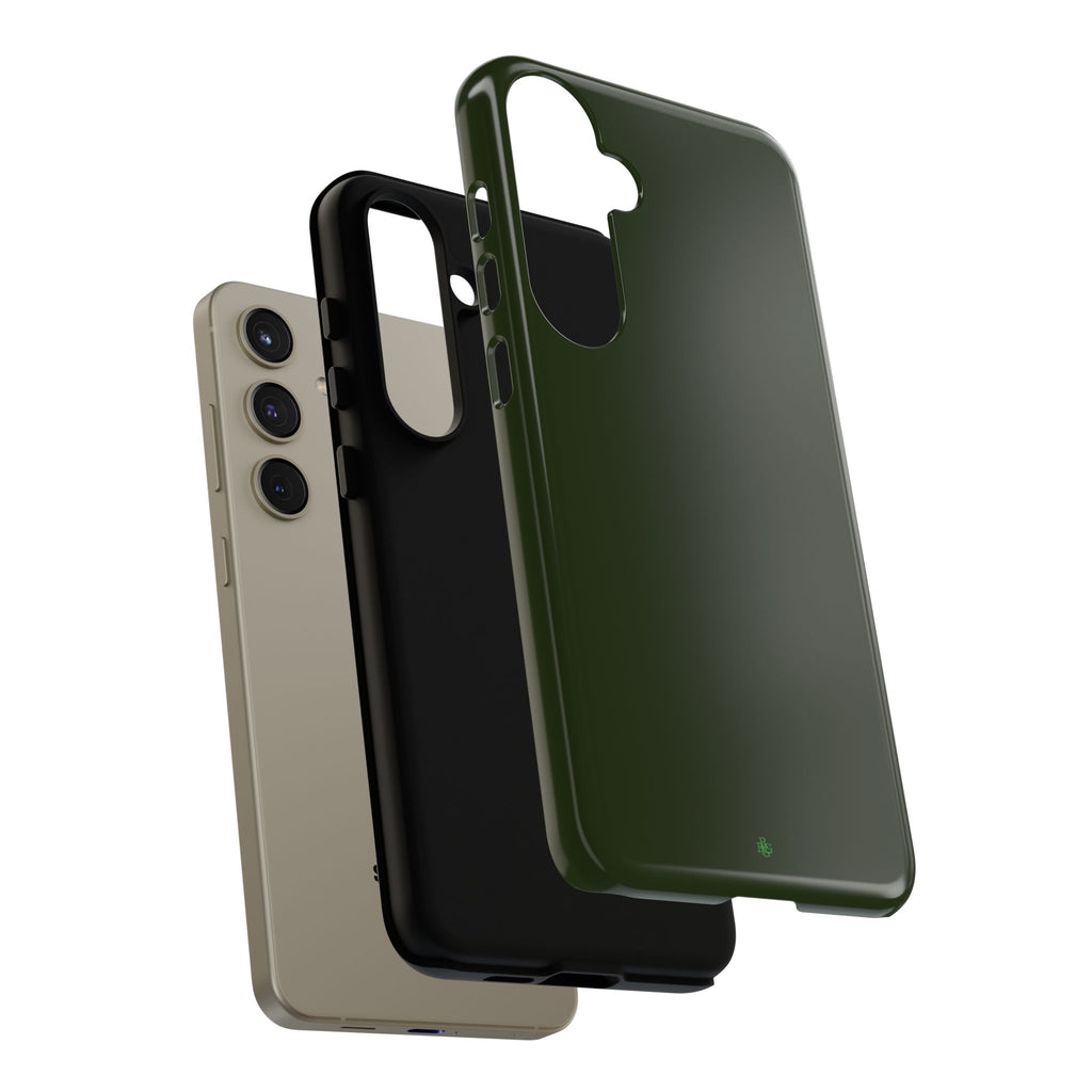 Olive Green Tough Phone Case for iPhone, Galaxy and Google Pixel