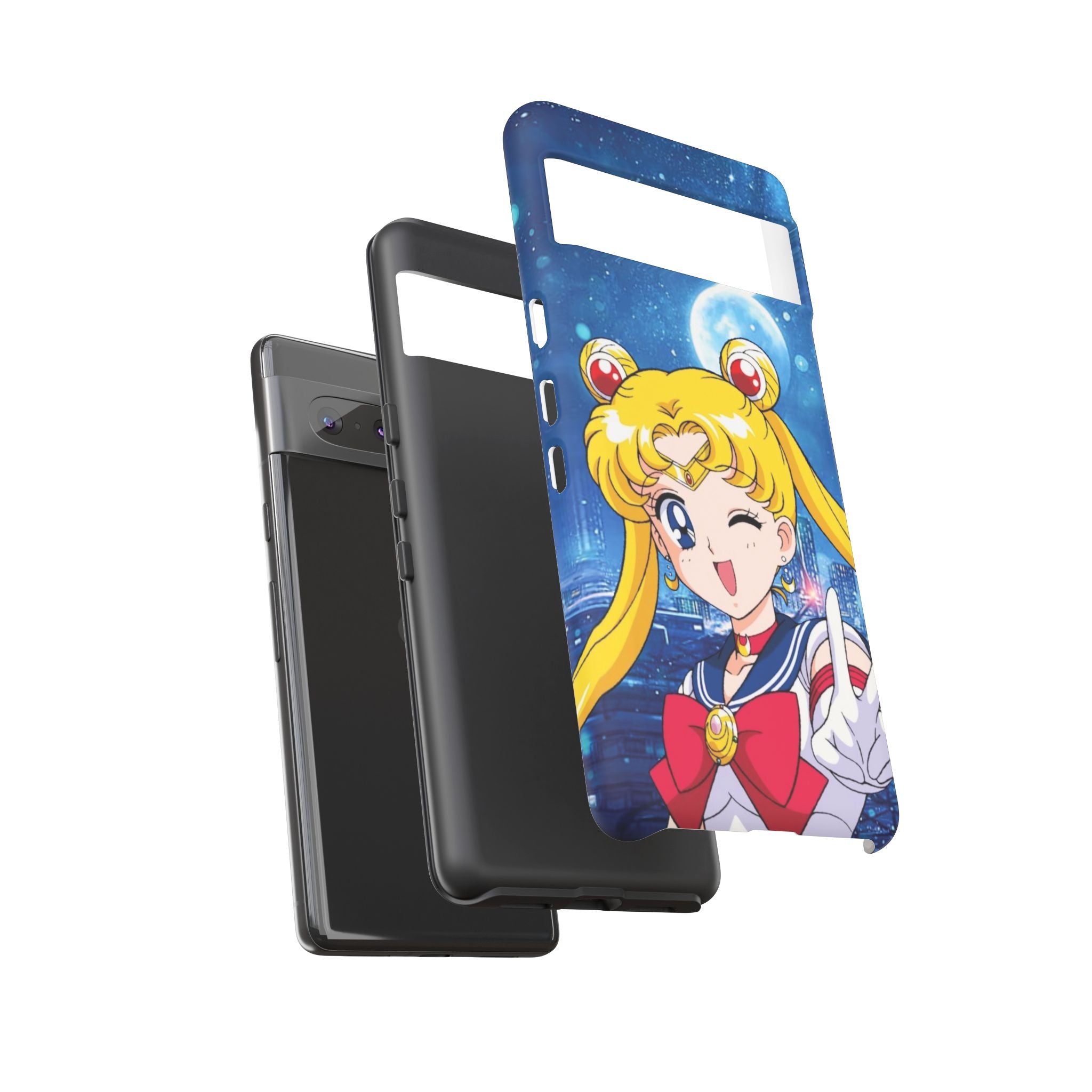 Blue S Moon Tough Case for iPhone, Galaxy, or Google Pixel