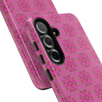 Floresta Heart Pink Tough Phone Case iPhone, Galaxy, or Google Pixel