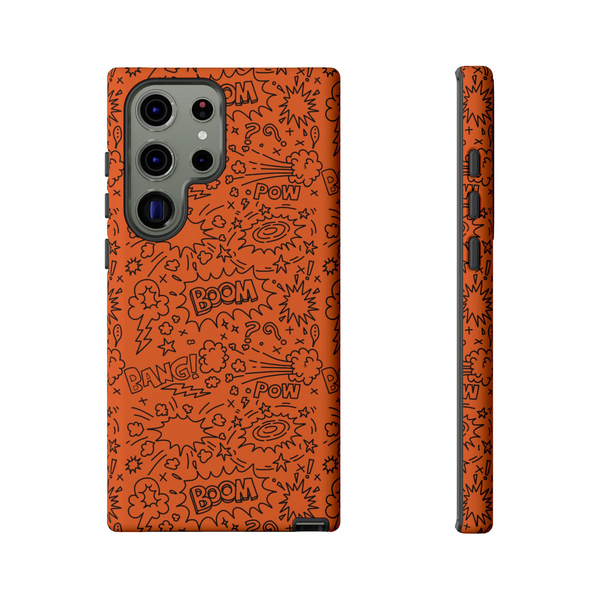 Wow Orange Tough Case for iPhone, Galaxy, or Google Pixel