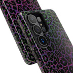 Colorful Leopard Tough Phone Case for iPhone, Galaxy, or Google Pixel