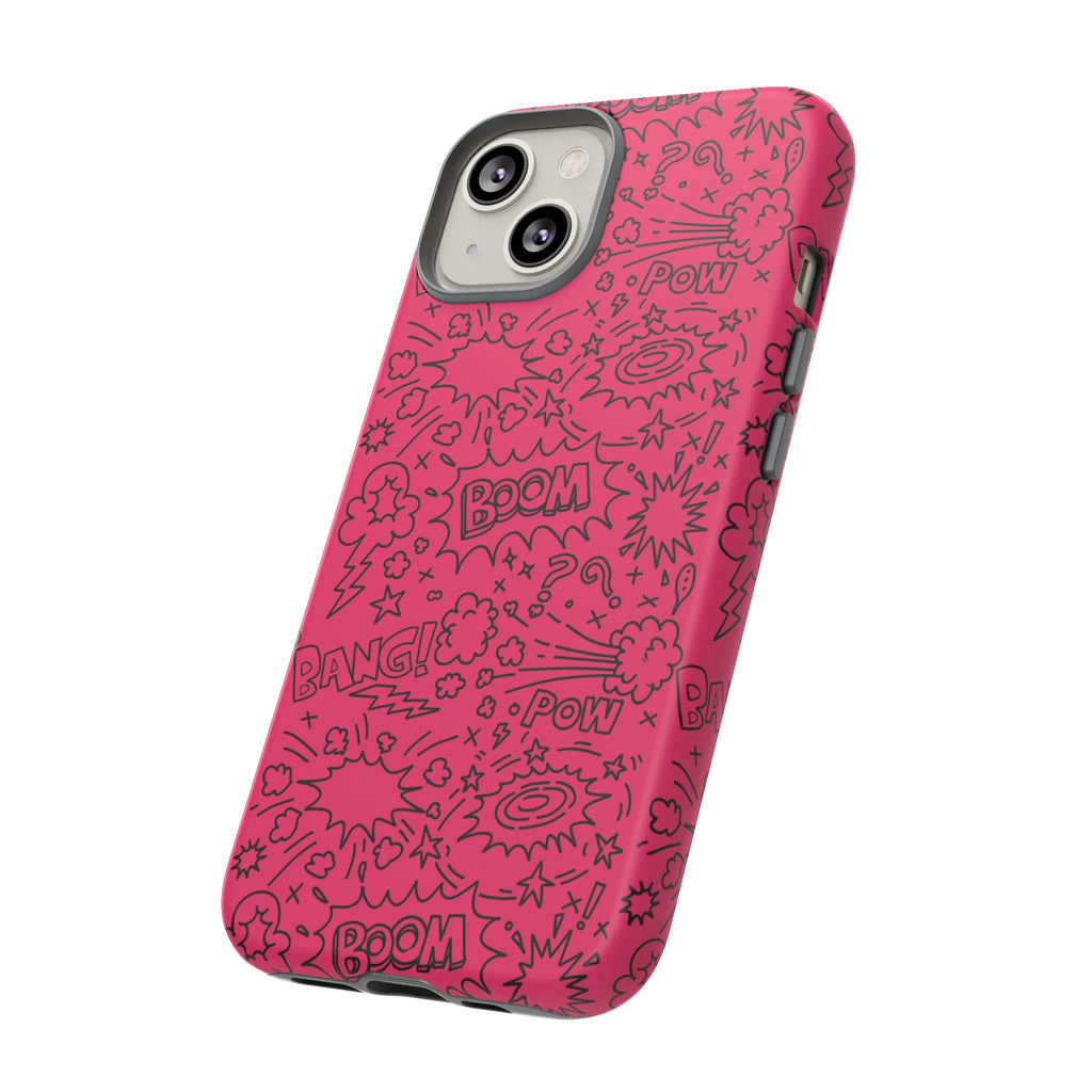 Boom Wow Tough Case for iPhone, Galaxy, or Google Pixel