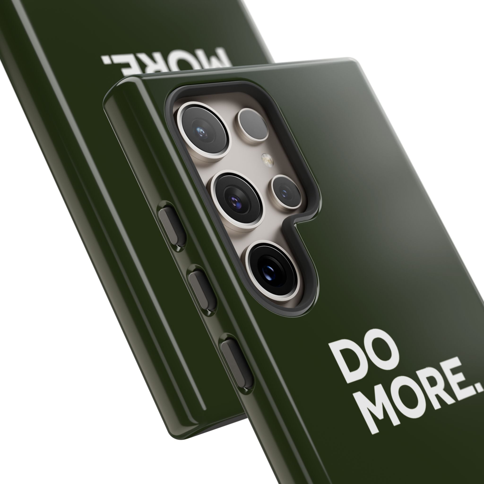 Olive Green Do More Tough Phone Case for iPhone, Galaxy, or Google Pixel
