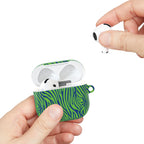 Blue and Green Zebra AirPod Cases
