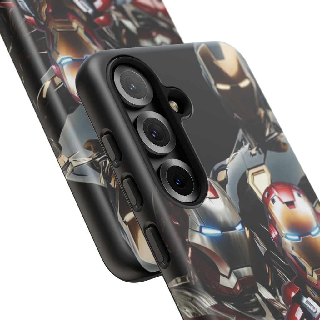 Iron Man Tough Phone Case for iPhone, Galaxy, or Google Pixel