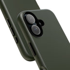 Olive Green Tough Phone Case for iPhone, Galaxy and Google Pixel