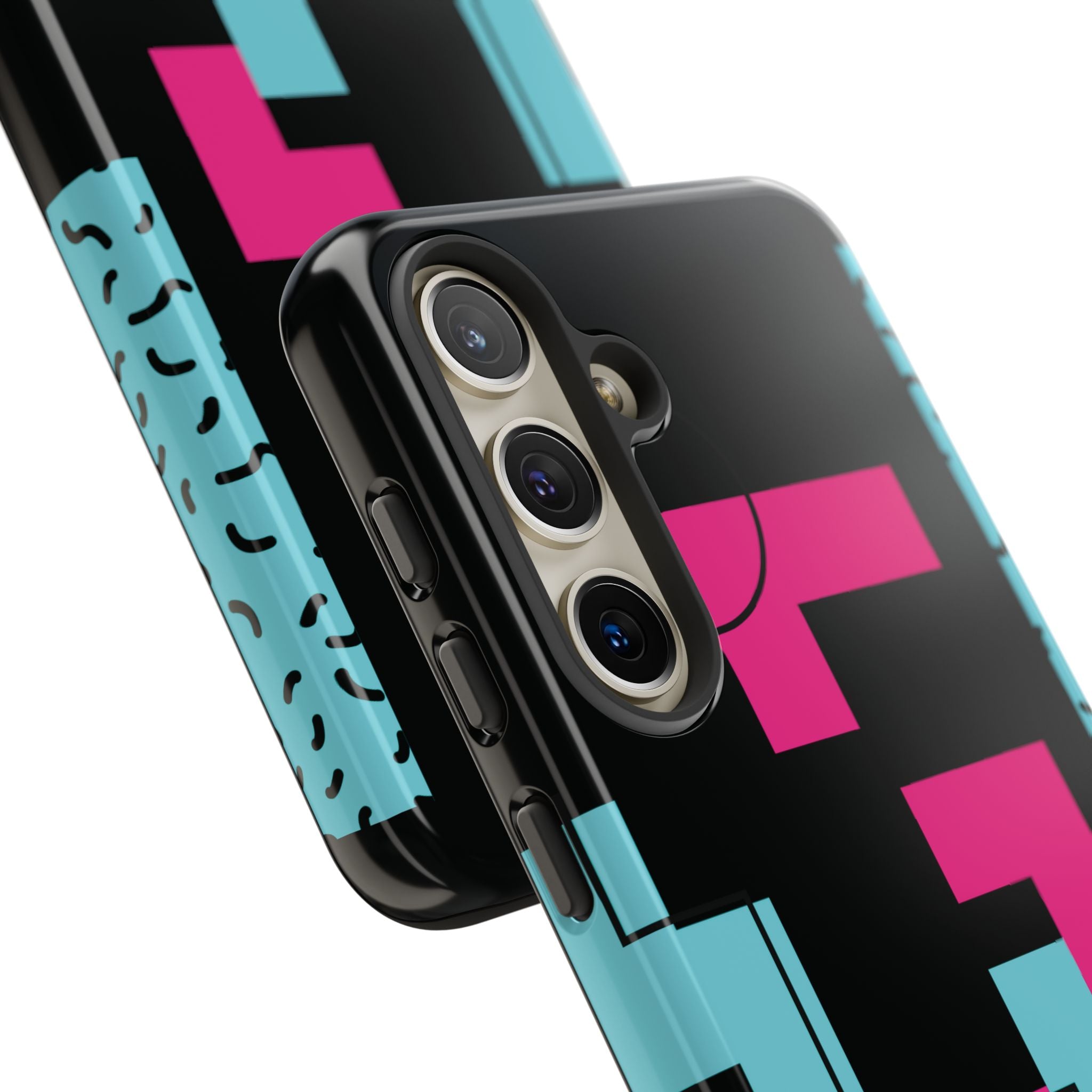 Retro Blocks LOVE Tough Case for iPhone, Galaxy or Google Pixel