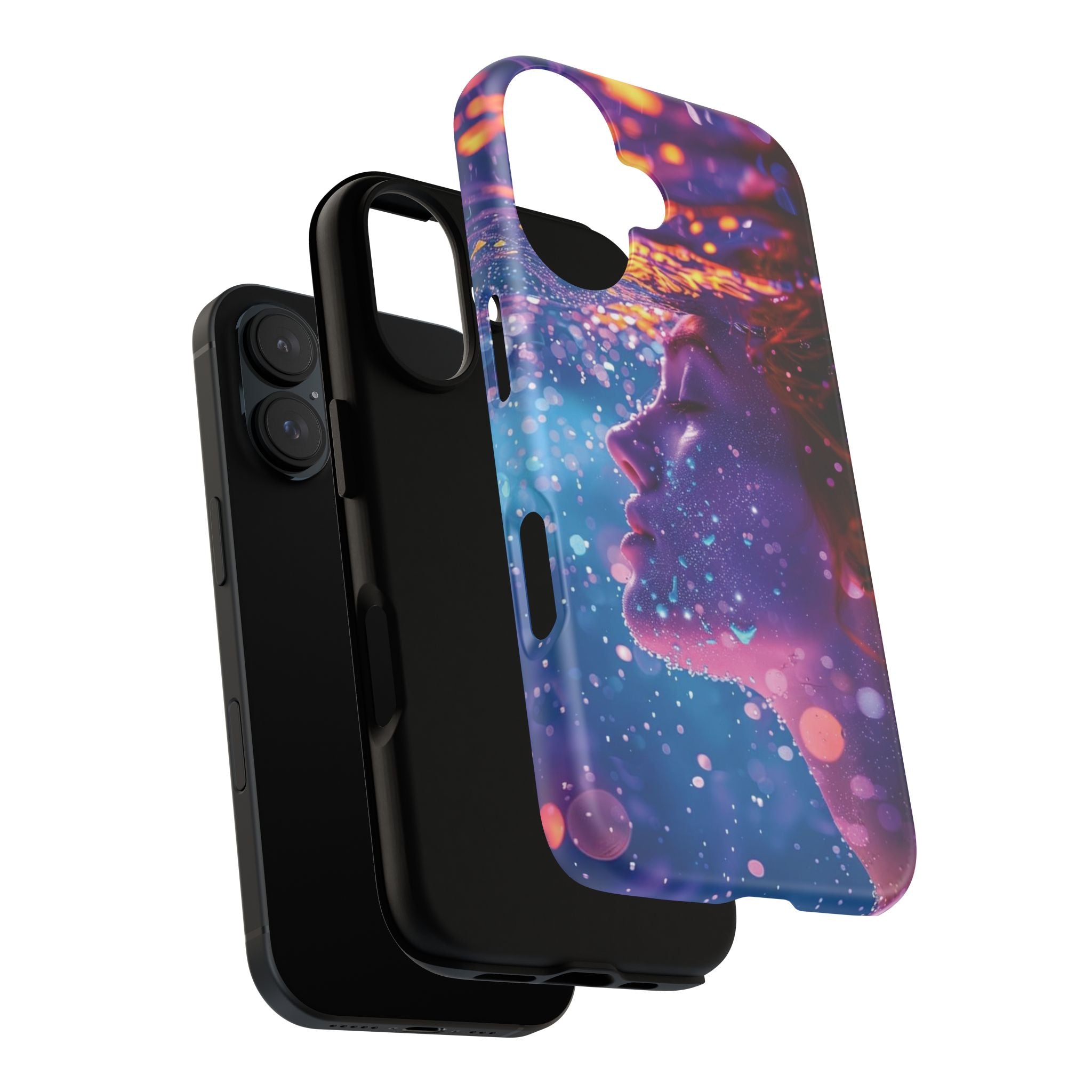 Meditating Underwater Tough Phone Case for iPhone, Galaxy, or Google Pixel