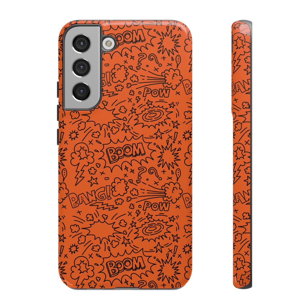 Wow Orange Tough Case for iPhone, Galaxy, or Google Pixel