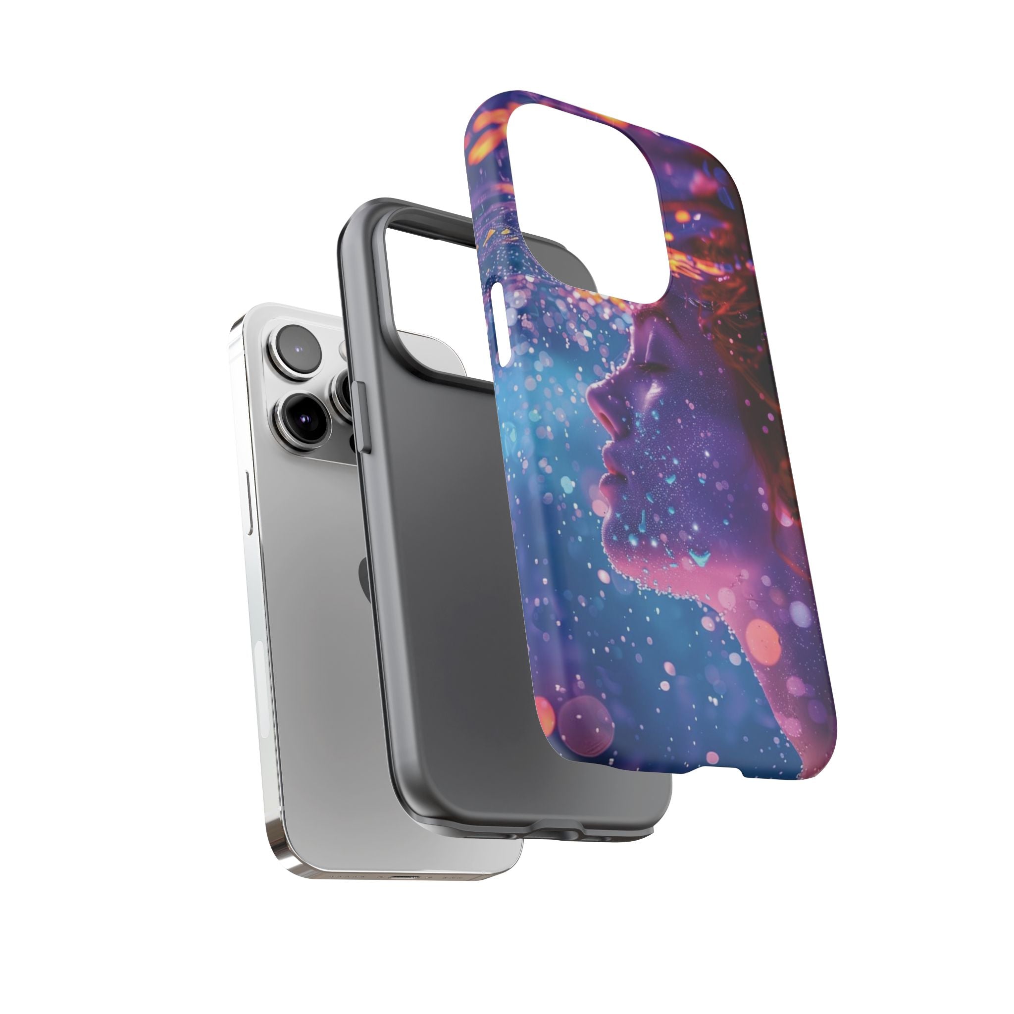 Meditating Underwater Tough Phone Case for iPhone, Galaxy, or Google Pixel