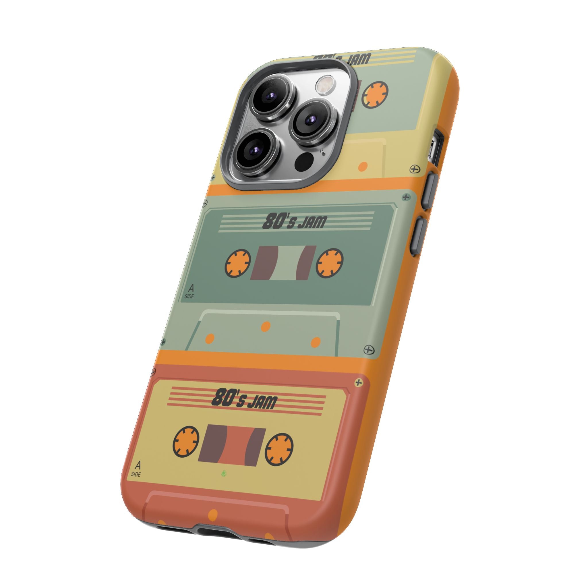 Retro 80's Jam RG Tough Phone Case for iPhone, Galaxy, or Google PIXEL