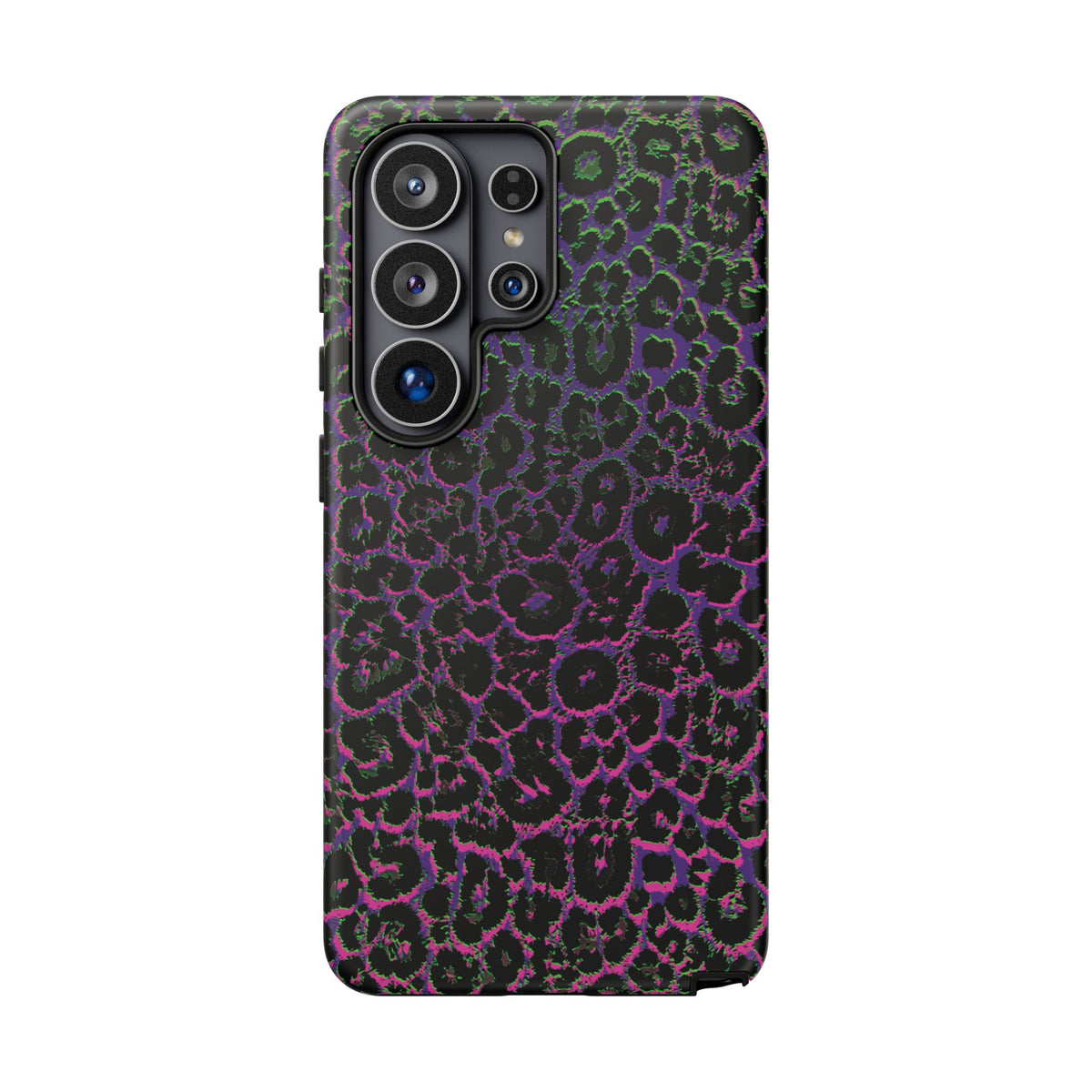 Colorful Leopard Tough Phone Case for iPhone, Galaxy, or Google Pixel