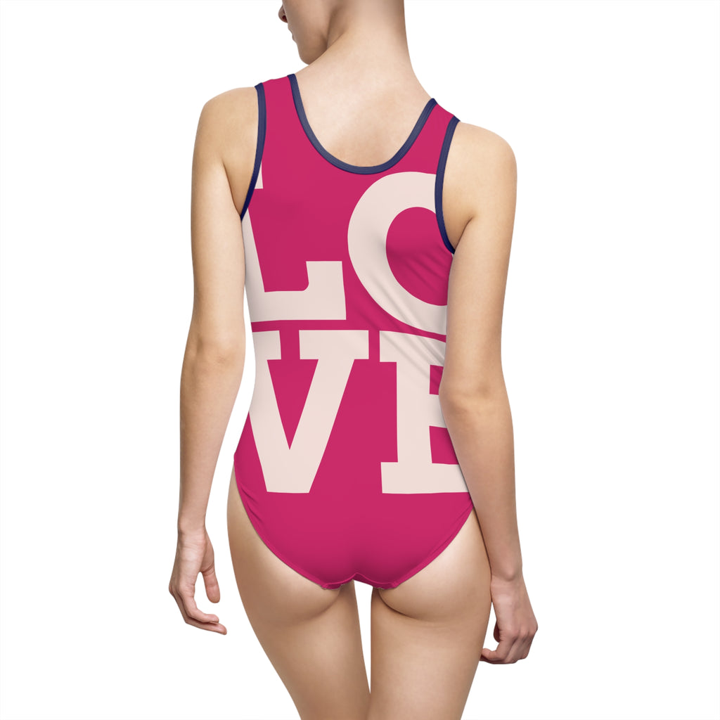 LOVE Block One-Piece Swimsuit