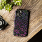 Colorful Leopard Tough Phone Case for iPhone, Galaxy, or Google Pixel