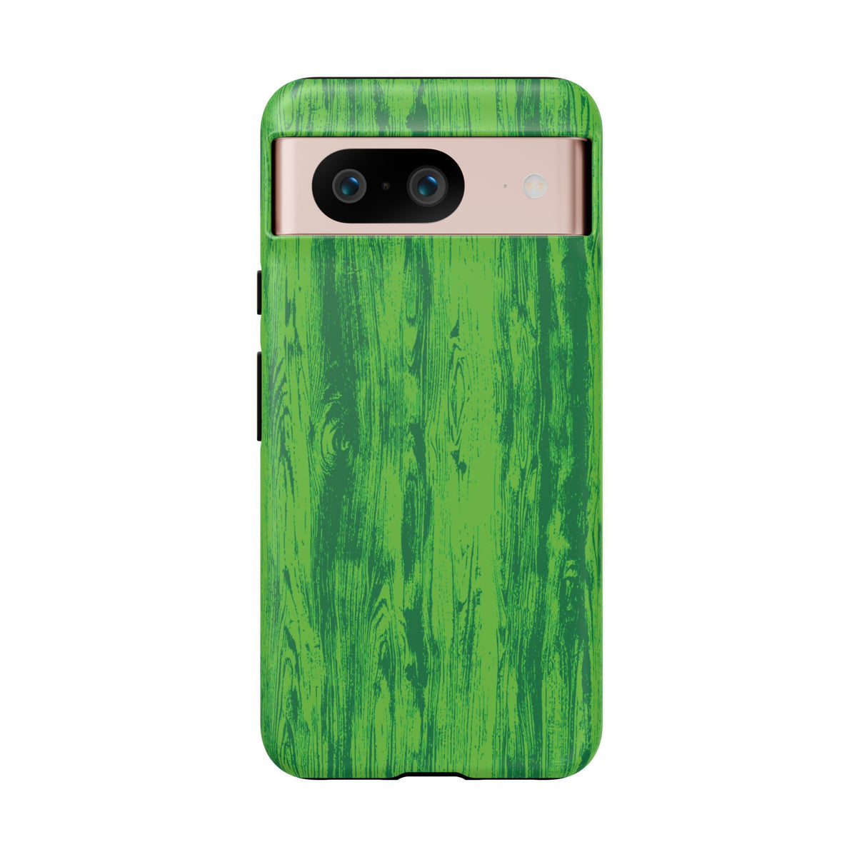 Neon Green Wood Tough Phone Case iPhone, Galaxy, or Google Pixel