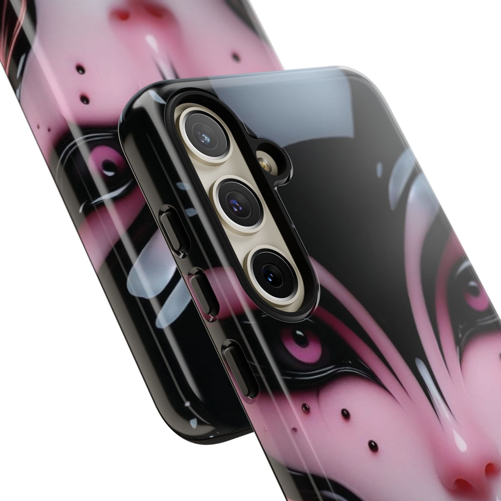 Pink Alien Tough Phone Case for iPhone, Galaxy, or Google Pixel