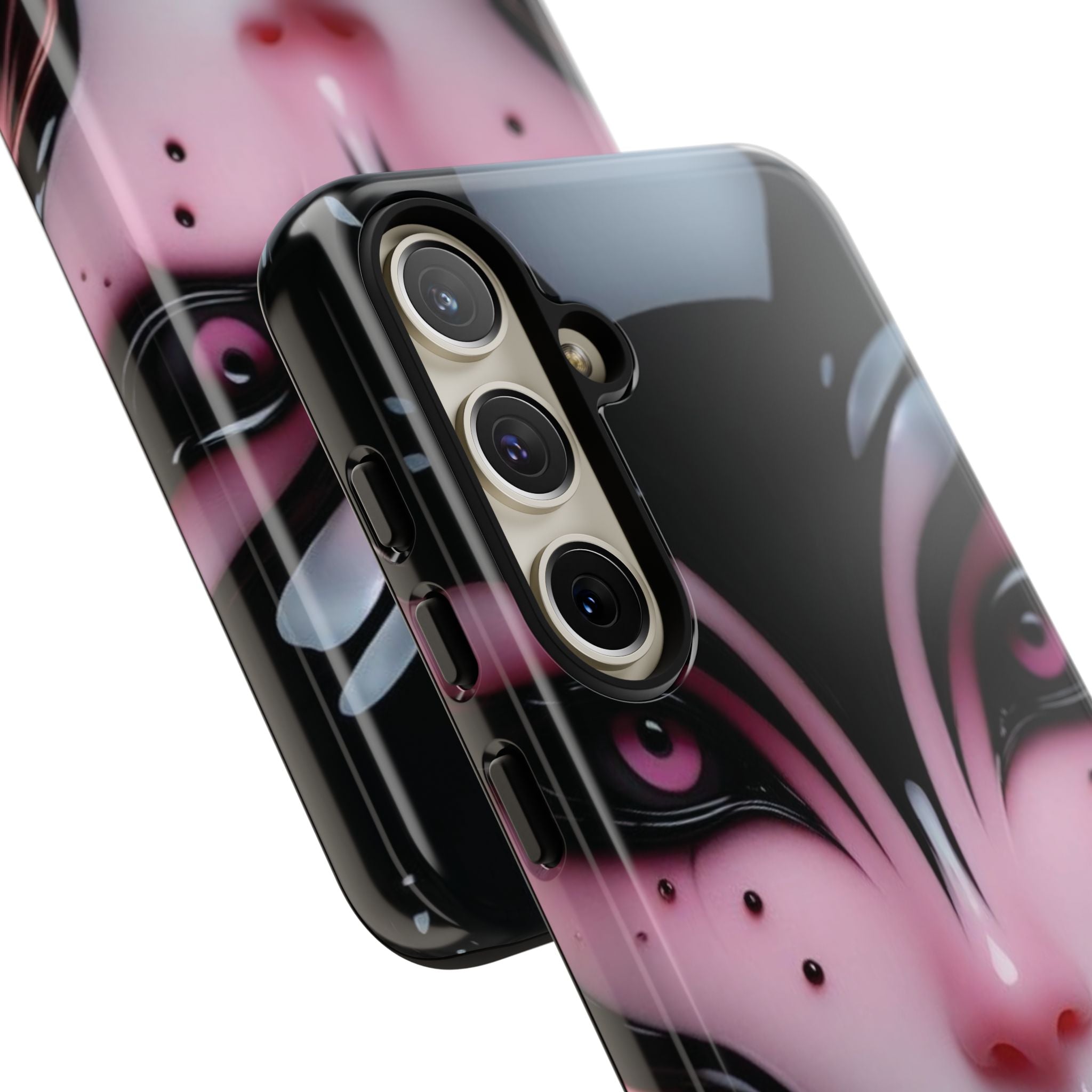 Pink Alien Tough Phone Case for iPhone, Galaxy, or Google Pixel