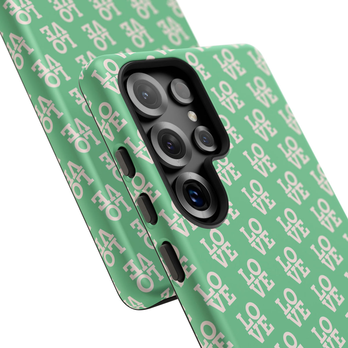 LOVE Aqua Tough Phone Case for iPhone, Galaxy, or Google Pixel