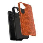 Wow Orange Tough Case for iPhone, Galaxy, or Google Pixel