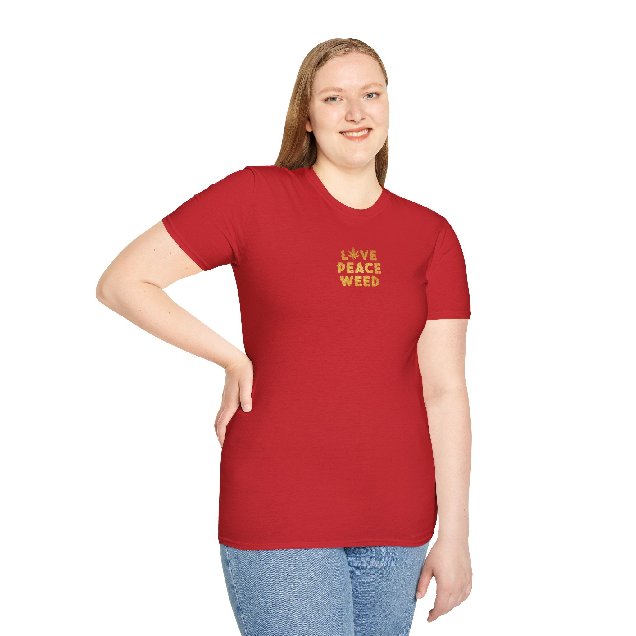 Love Peace W** Unisex Softstyle T-Shirt