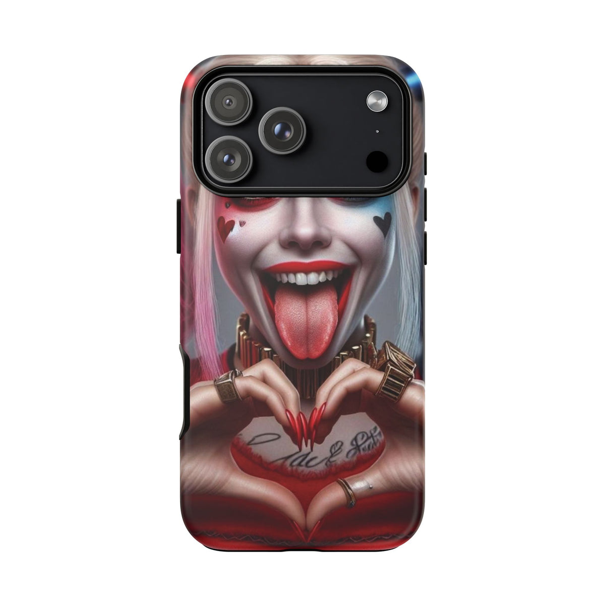 Harley Quinn Tough Phone Case for iPhone, Galaxy, or Google Pixel