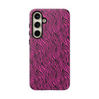 Pink Zebra Tough Phone Case for iPhone, Galaxy, or Google Pixel