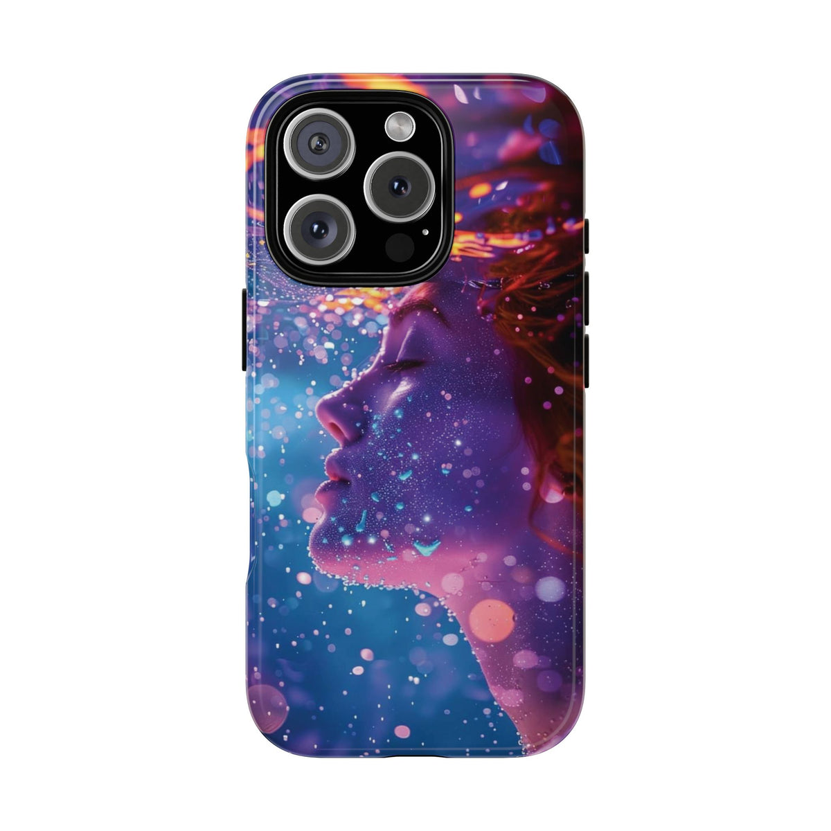 Meditating Underwater Tough Phone Case for iPhone, Galaxy, or Google Pixel