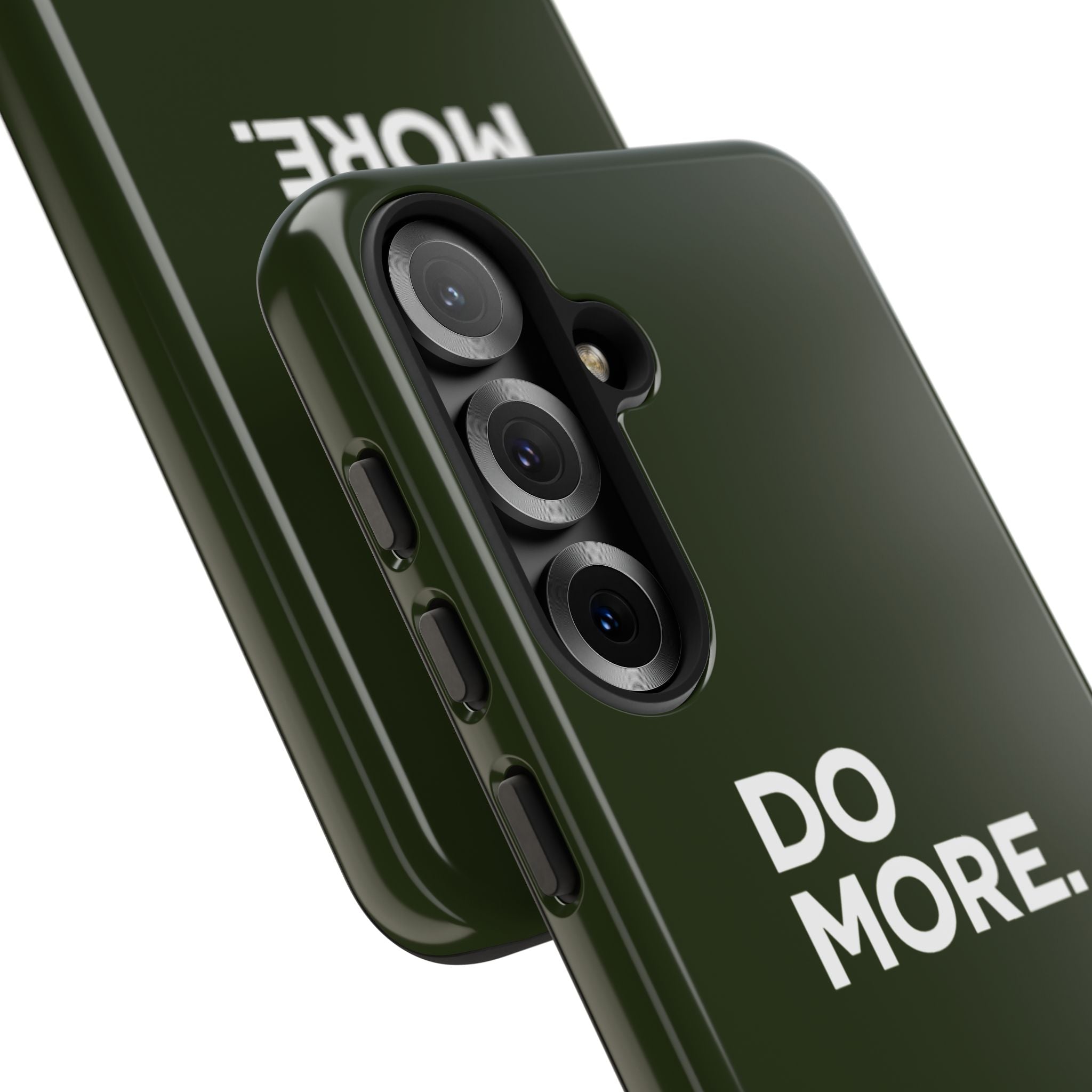 Olive Green Do More Tough Phone Case for iPhone, Galaxy, or Google Pixel
