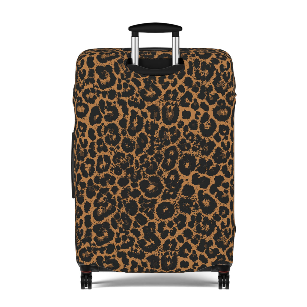 Leopard Print Luggage Cover