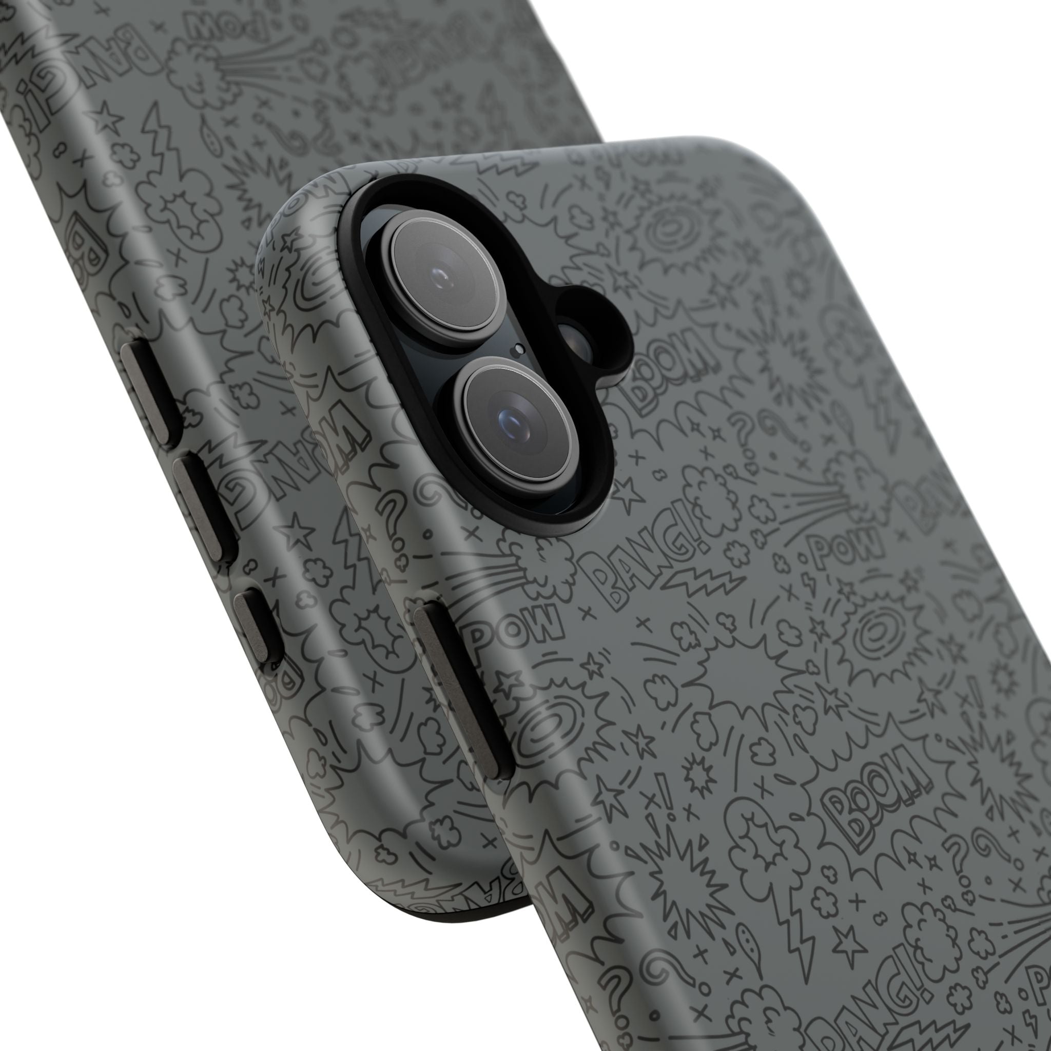POW BOOM Comics style Tough Phone Case for iPhone, Galaxy, or Google Pixel
