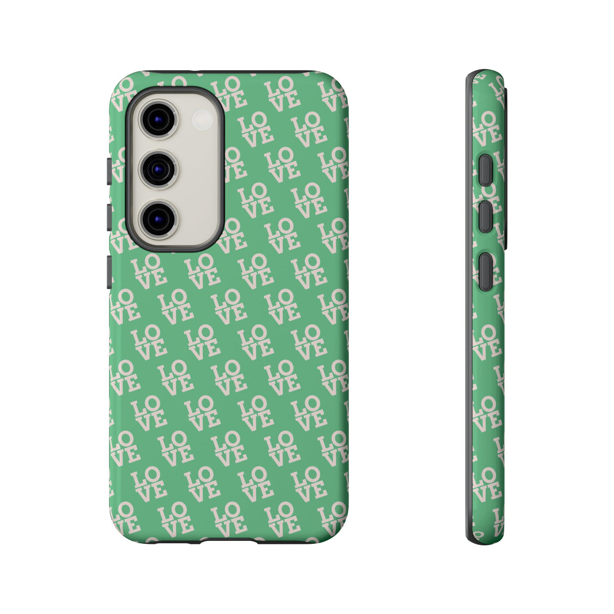 LOVE Aqua Tough Phone Case for iPhone, Galaxy, or Google Pixel