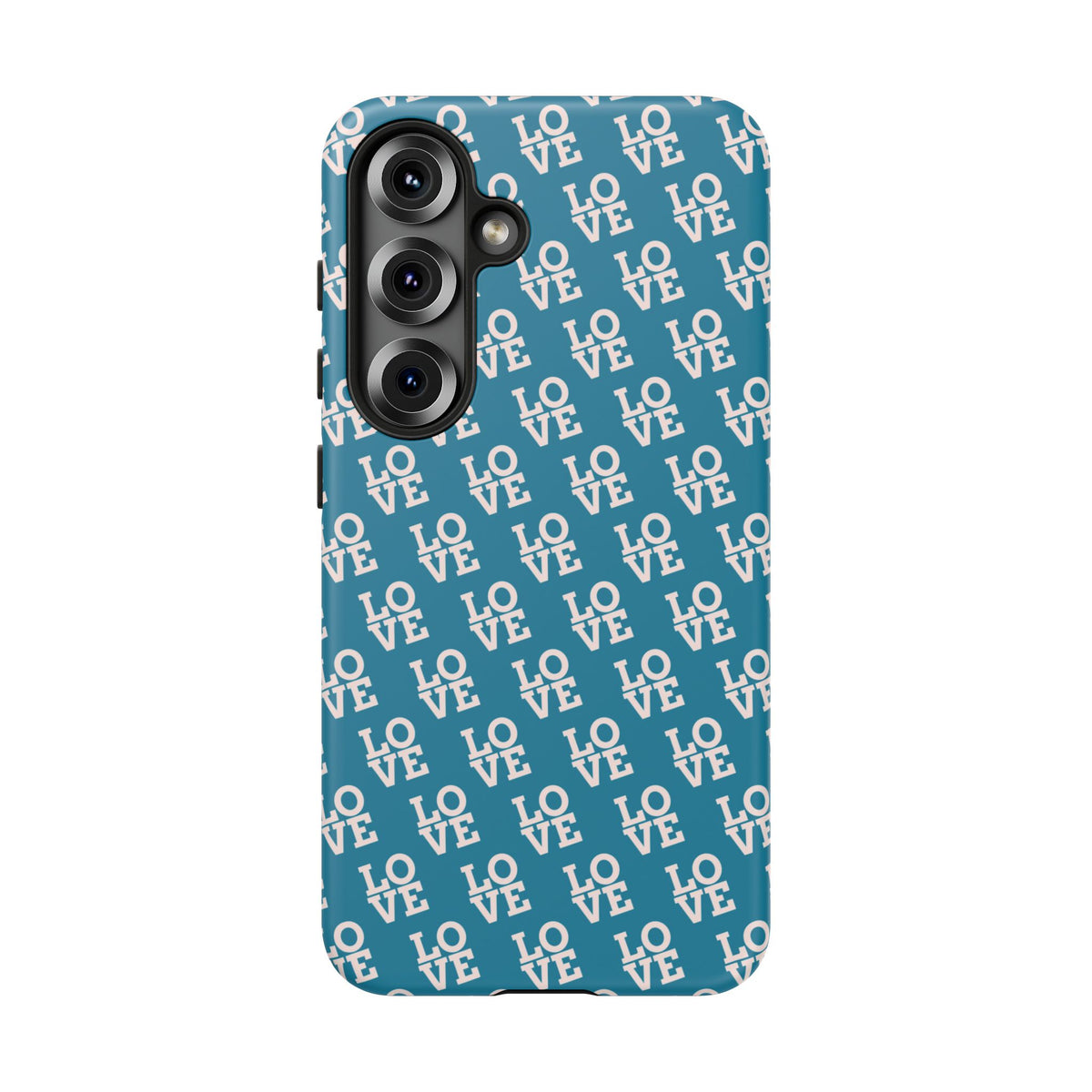 LOVE Teal Green Tough Phone Case iPhone, Galaxy, or Google Pixel