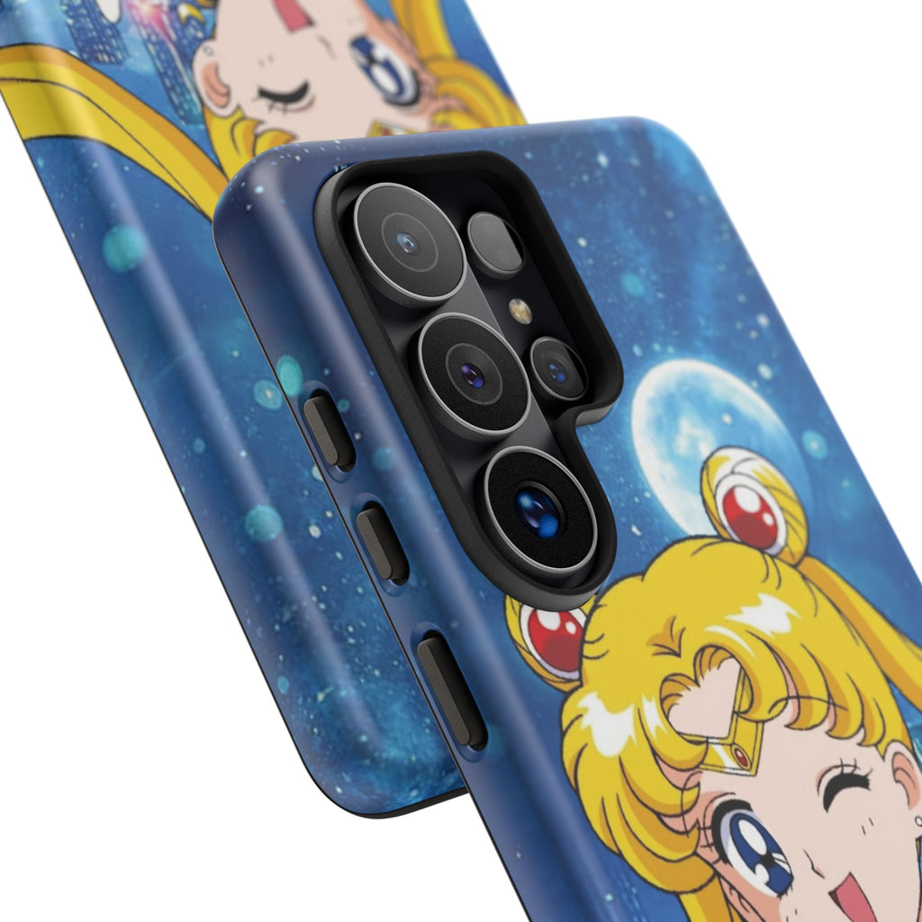 Blue S Moon Tough Case for iPhone, Galaxy, or Google Pixel