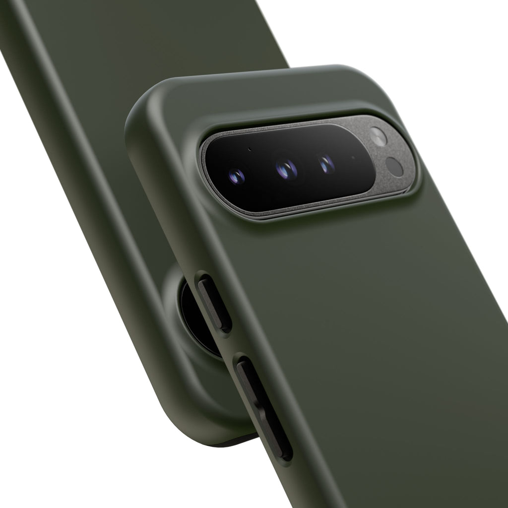 Olive Green Tough Phone Case for iPhone, Galaxy and Google Pixel