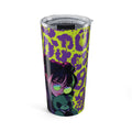 Purple Neon Lime Leopard Kz Tumbler 20oz