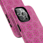 Floresta Heart Pink Tough Phone Case iPhone, Galaxy, or Google Pixel