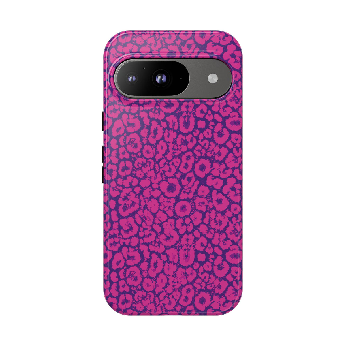 Pink Purple Leopard Tough Phone Case iPhone, Galaxy and Google Pixel