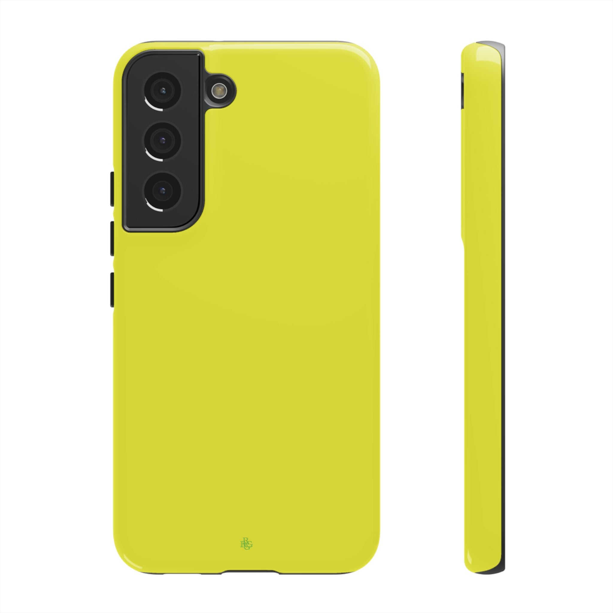 Yellow RG Tough Phone Case for iPhone, Galaxy, or Google Pixel