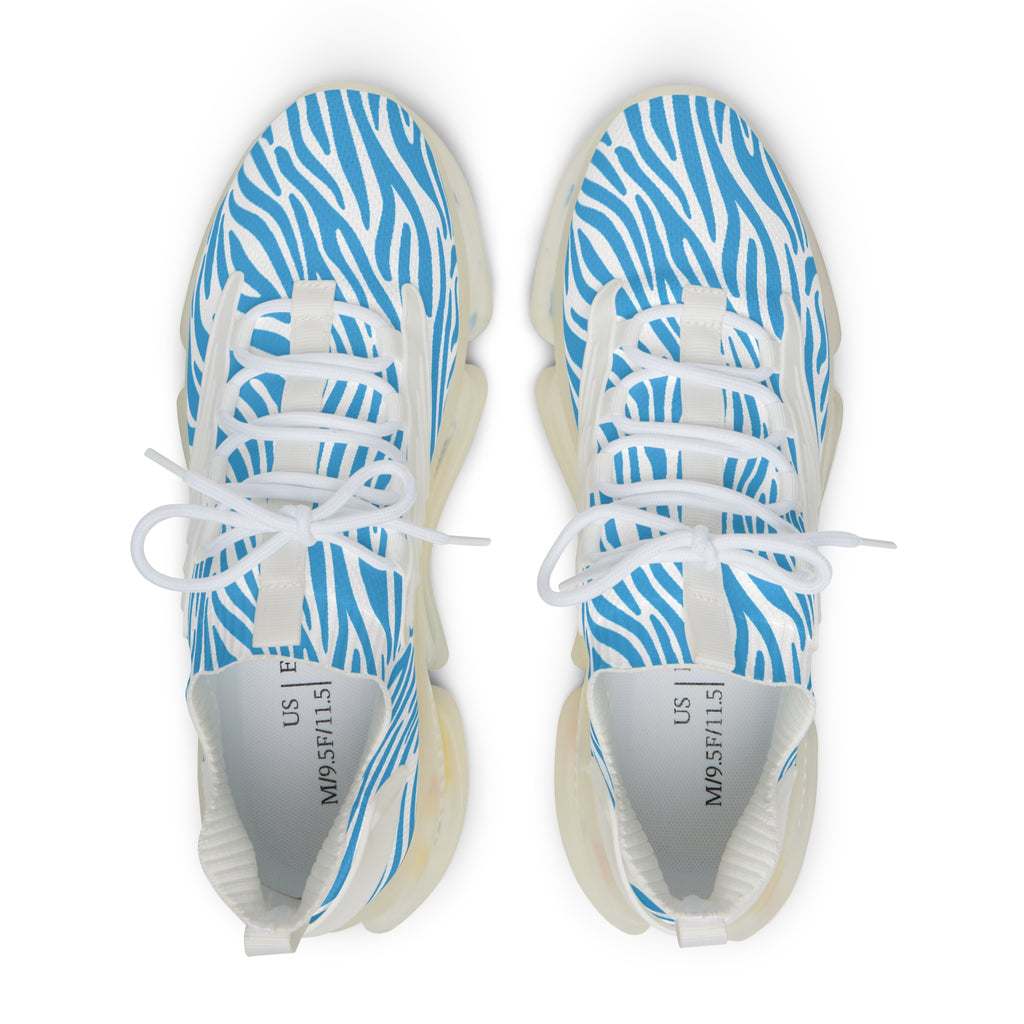 Blue Zebra Men's Mesh Sneakers