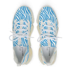 Blue Zebra Men's Mesh Sneakers