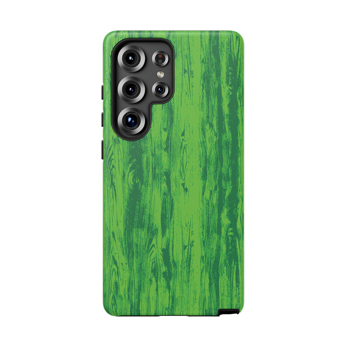 Neon Green Wood Tough Phone Case iPhone, Galaxy, or Google Pixel